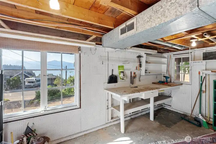 shop with views in basement