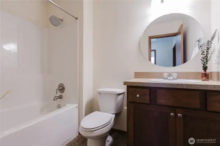 2nd bathroom. Shared. Full bath