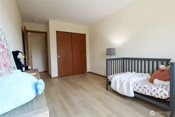 One of two other bedrooms on the second floor