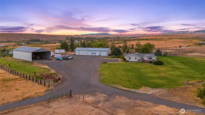 Endless opportunities with this 96-acre ranch located just outside of Ellensburg. The property includes a 3-bedroom, 2-bath, 2,132 sq. ft. home and 79 irrigable acres producing high-quality alfalfa and orchard grass. Additional features include a fruit orchard, pond, hay barn,  cedar dry-cabin with power/heat and large shop,This productive and versatile ranch offers a rare opportunity in a highly desirable location.