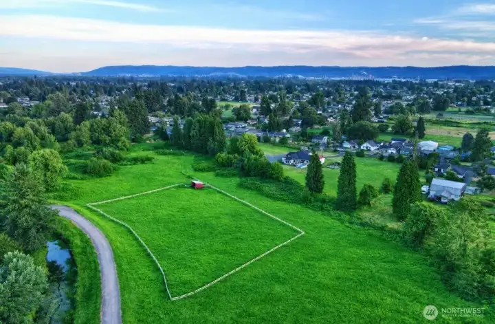 Running Trails behind property