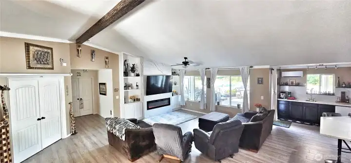 Open Concept with Vault