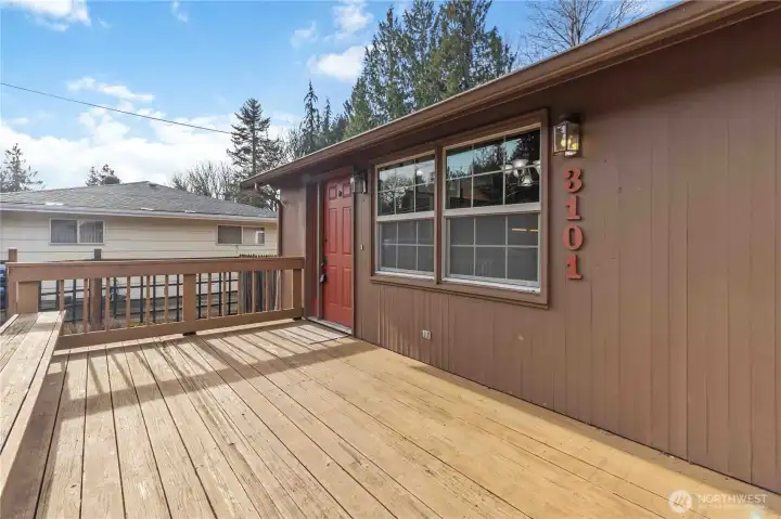 Front Deck to Front Door