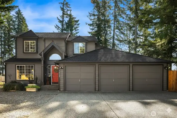 3 car garage plus a 30' X 50' X 16' shop.