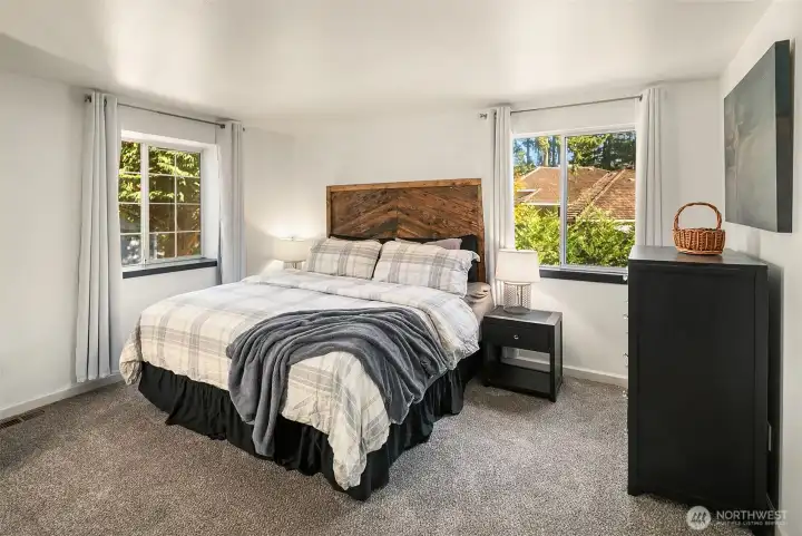 New carpet upstairs.