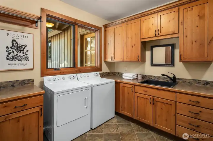 Mudroom/Utility Room enter from garage