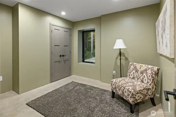 Another bedroom on the lower floor. Lots of room for quest.