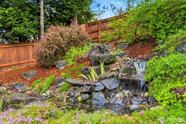 waterfall/water feature