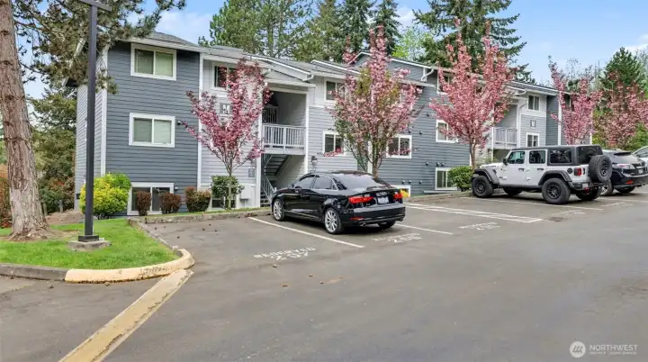 Two assigned parking spots - 214 & 275