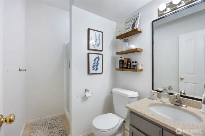 3/4 bath Downstairs