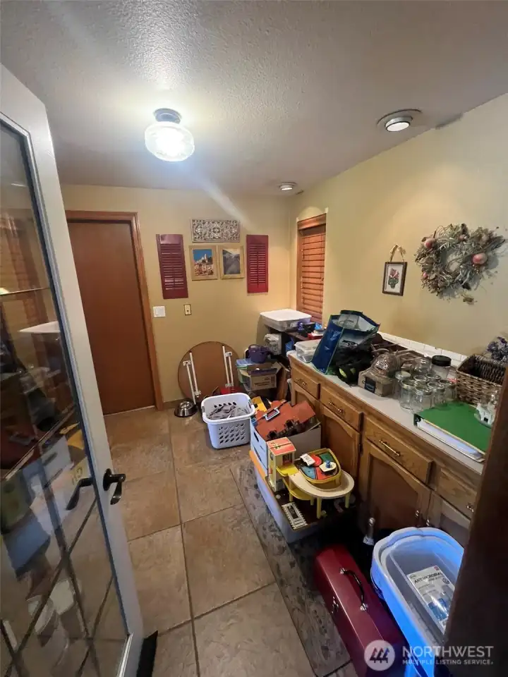 Mudd Room between garage and Kitchen