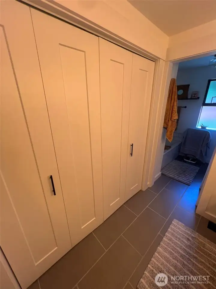 Primary bedroom closets