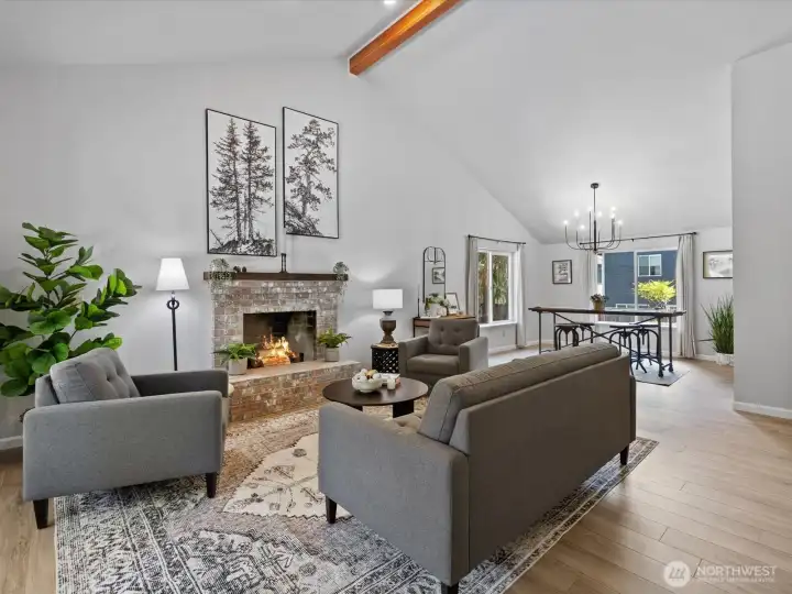 Open concept main floor