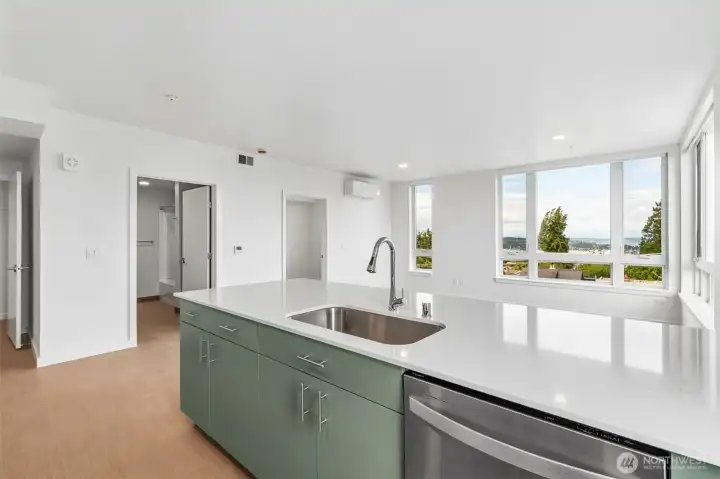 Views from the kitchen as you prep meals. Mini split HVAC for your comfort Views from the kitchen as you prep meals. Mini split HVAC for your comfort