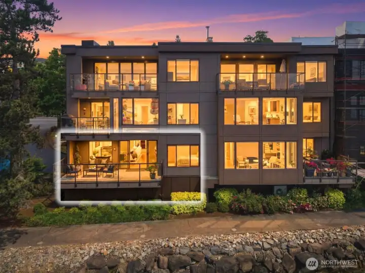 First floor, corner unit with a large balcony to enjoy all the sights and sounds of the lake. First floor, corner unit with a large balcony to enjoy all the sights and sounds of the lake.
