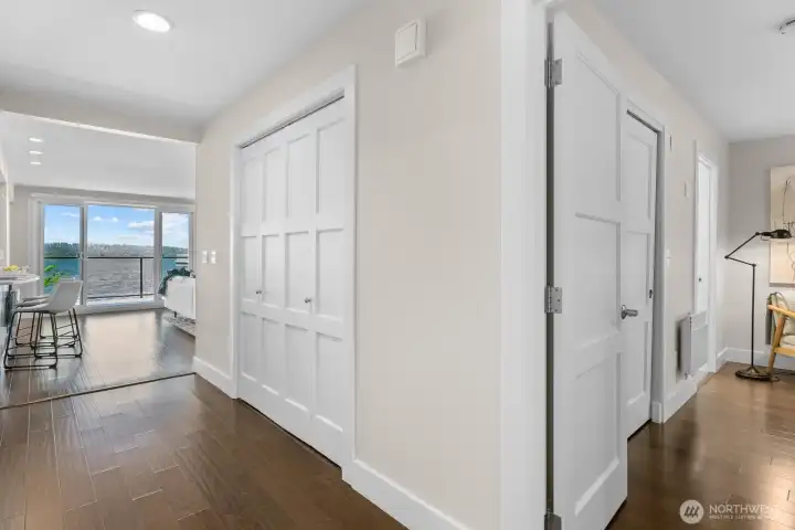 Complete down to the studs remodel removed interior walls and created an airy, open feeling throughout the home. Complete down to the studs remodel removed interior walls and created an airy, open feeling throughout the home.