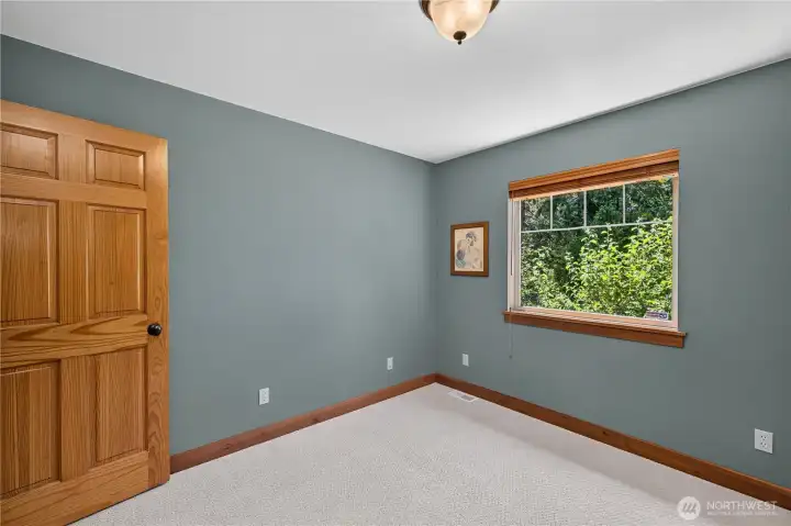 There’s a separate office on the main level as well, overlooking the backyard. Enjoy those forest views! There’s a separate office on the main level as well, overlooking the backyard. Enjoy those forest views!