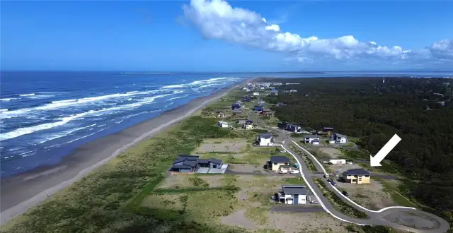 Stunning new home overlooking miles of beach