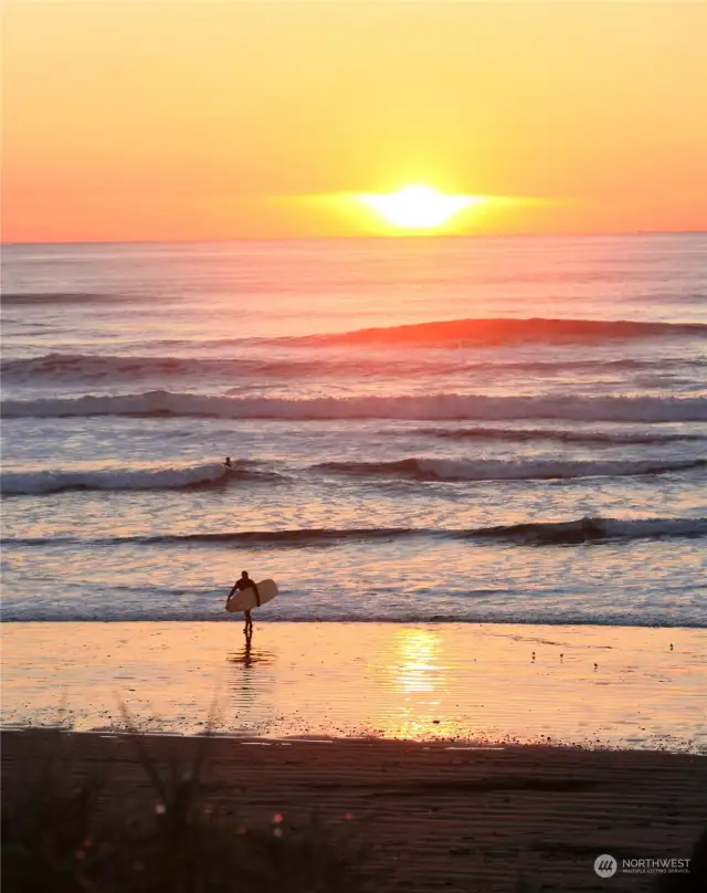 sunset near Cohasset Beach