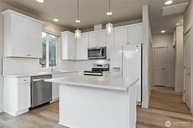 Kitchen with ample storage