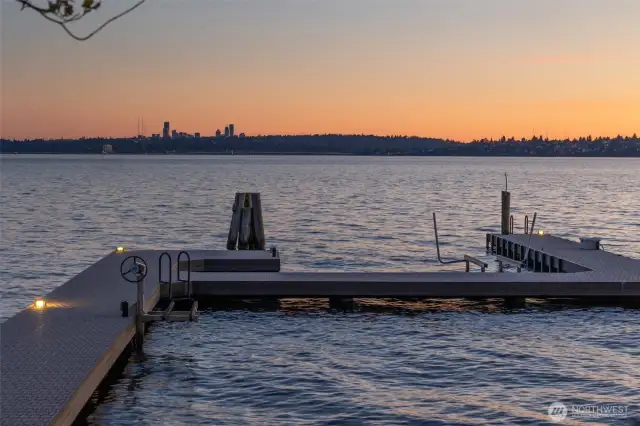 Calm, soothing, and serene—your watercraft awaits on the crown jewel of a rebuilt and permitted dock, where sunsets paint the sky and every evening feels like a getaway.