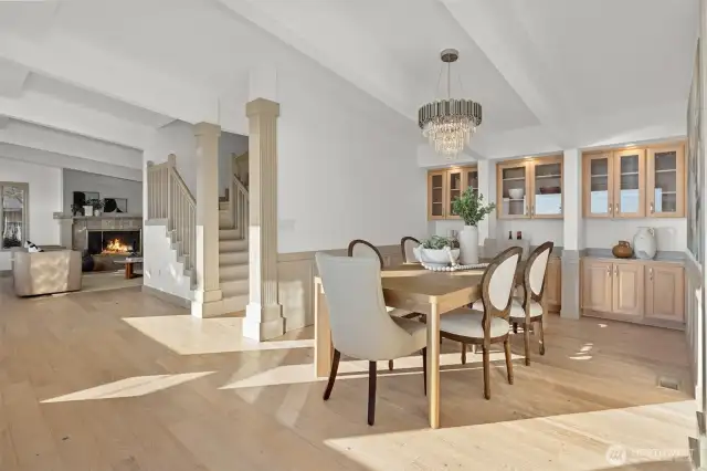 Thoughtful design and ample storage blend seamlessly with glistening finishes, creating a refined and sophisticated space tailored for effortless living.
