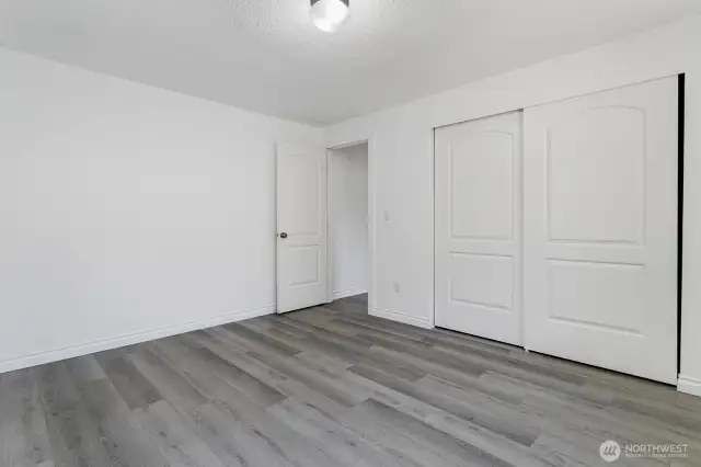 Third bedroom with north eastern facing windows