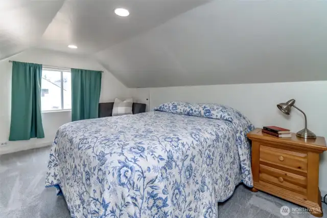 Second level bedroom with larger closet