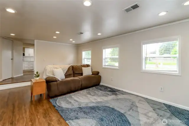 Lot's of windows for natural light