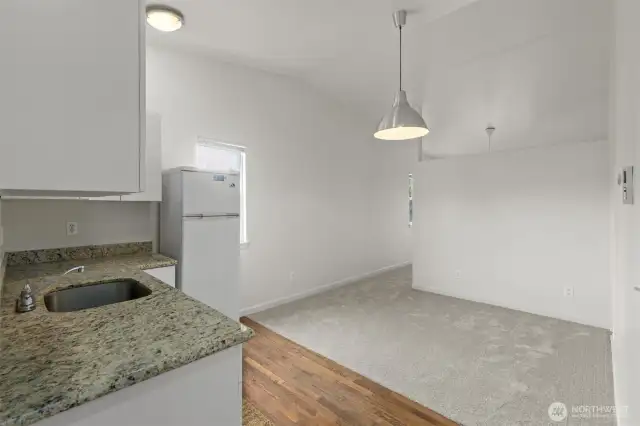3 of 8 bedrooms each with on suit bathroom. Each with keyed entry.  This room has upgraded kitchenette and studio style living room/bedroom.