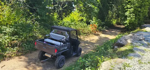 Or take your ATV to beach with your fishing gear or boat in tow