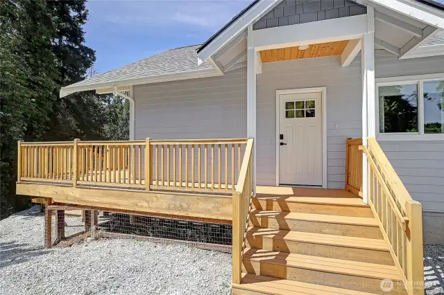 Easy access to living room and out side deck