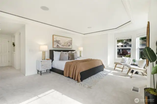 Coved Ceilings w/ Lighting