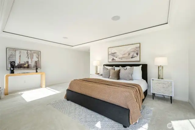 Plenty of Space for a King Size Bed, Dresser & Sitting Area