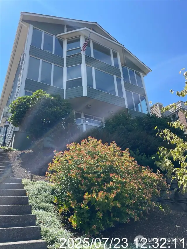 Front angle of building
