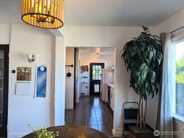 Another angle to kitchen area.