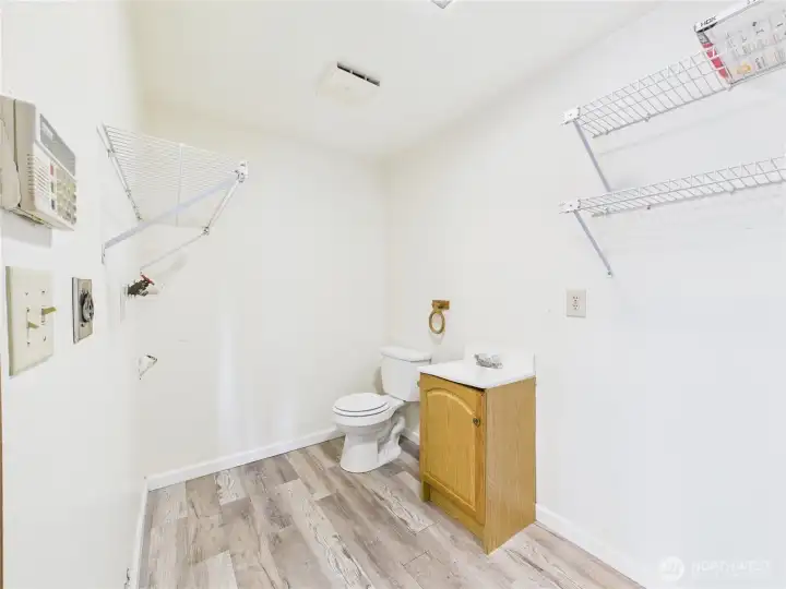 .50 Bathroom in Laundry Room