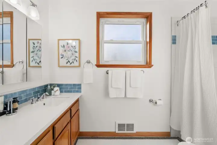 Primary ensuite recently updated.