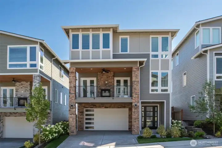 Example of the Fuji floor plan to be located at 7545 S 129th Place, Seattle WA 98178