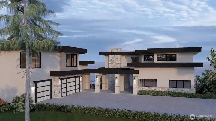 Conceptual Schematics (driveway area), All plans are conceptual. No guarantee of permit is made. Plans not for construction, buyer to verify to their own due diligence.