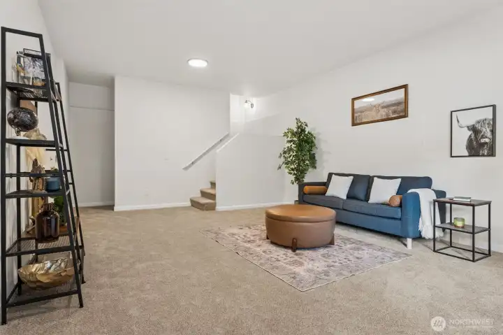 Family Room on Lower Level