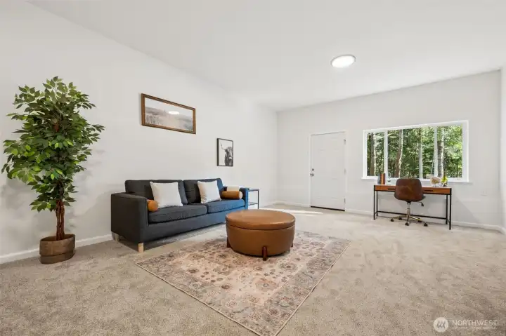 Family Room on Lower Level