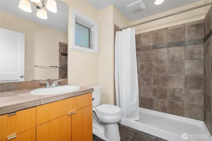 Lower level 3/4 bath
