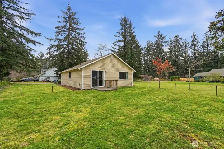 DADU Personal Backyard with fencing