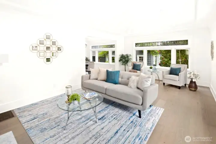 All new windows flooded with natural light!