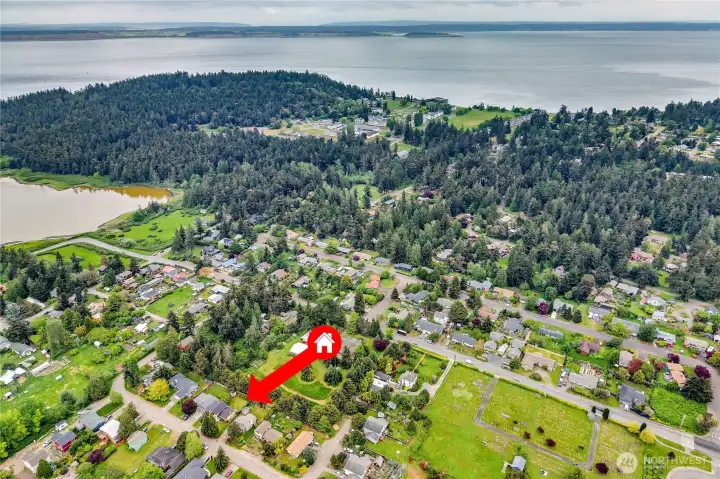 North Beach to the north and Fort Worden to the east.