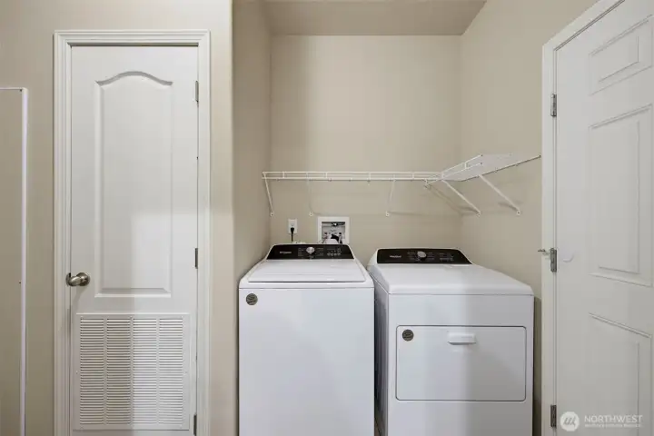 Newer Washer and Dryer Stay.