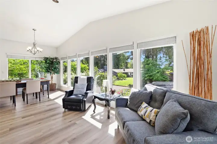 The cozy sitting area offers the perfect place to relax with a good book, unwind while watching TV, or simply enjoy a quiet moment at home. The cozy sitting area offers the perfect place to relax with a good book, unwind while watching TV, or simply enjoy a quiet moment at home.