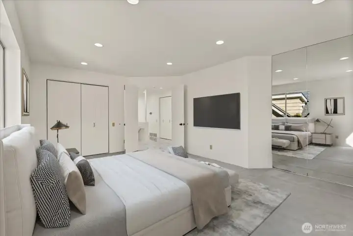 Additional room with generous closet storage and flexible use potential. Additional room with generous closet storage and flexible use potential.