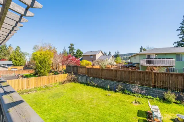 Plenty of Yard Space